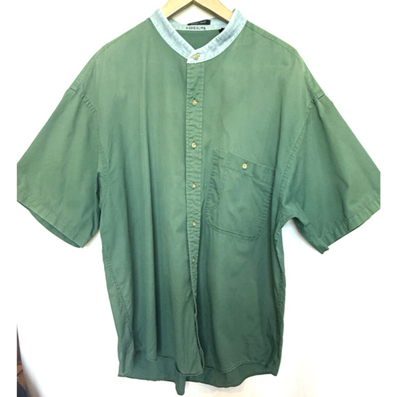 Gant Chelsea Twill Mens Button Shirt Size XL USA Cotton Denim Collar Preppy VTG - Picture 1 of 9